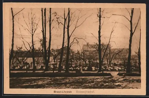 AK Brest-Litowsk, Soldatenfriedhof
