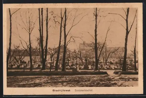 AK Brest Litowsk, Soldatenfriedhof