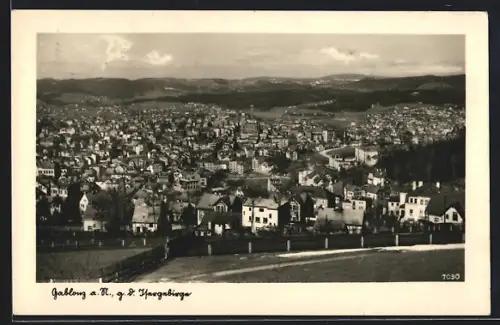 AK Gablonz-Jablonec Nad Nisou, Gesamtansicht