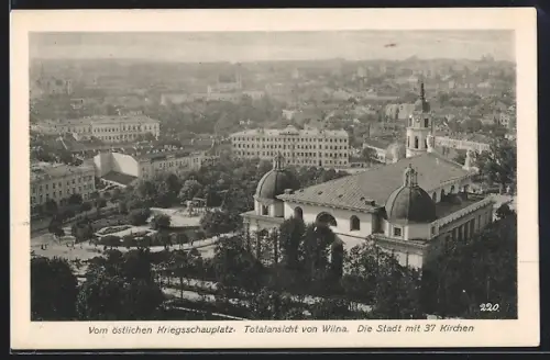 AK Wilna, Totalansicht mit Kirche
