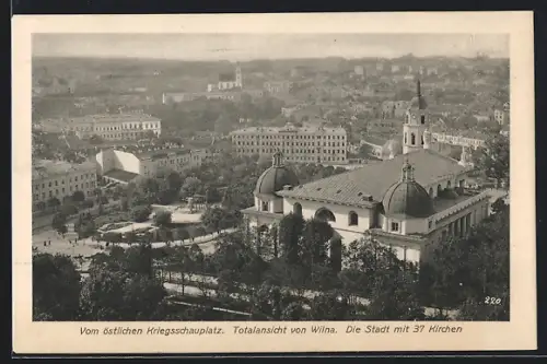 AK Wilna, Blick über die Stadt