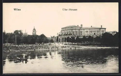 AK Wilna, Blick zur Ufer-Strasse