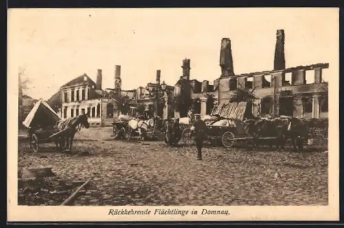 AK Domnau, Rückkehrende Flüchtlinge