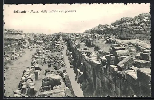 AK Castelvetrano, Selinunte, Avanzi delle antiehe Fortifieazioni