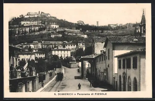 AK Fiesole, S. Domenico e Panorama di Fiesole