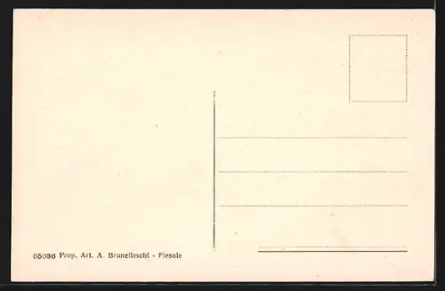 AK Fiesole, S. Domenico e Panorama di Fiesole