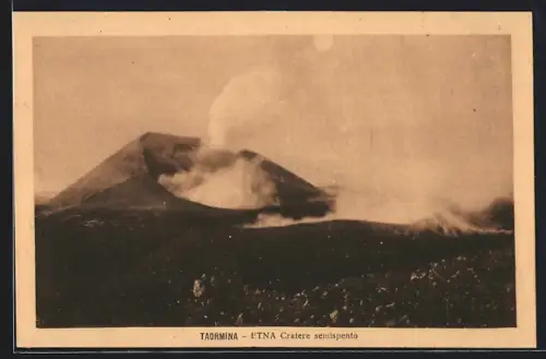AK Taormina, Krater des Ätna