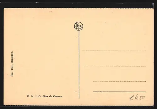 AK Pièce du Leugenboom à Moere, Le Mécanisme, vu de droite