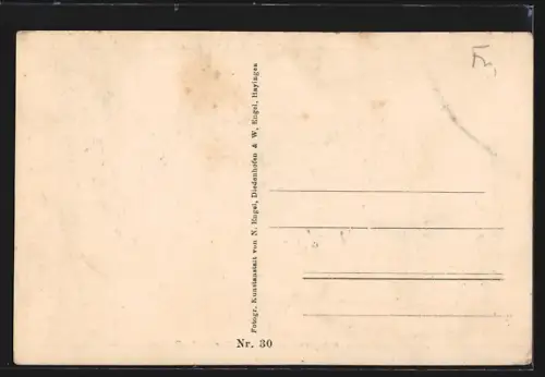 AK Audun-le-Roman, Westlicher Kriegsschauplatz, Strassenpartie mit zerstörten Häusern