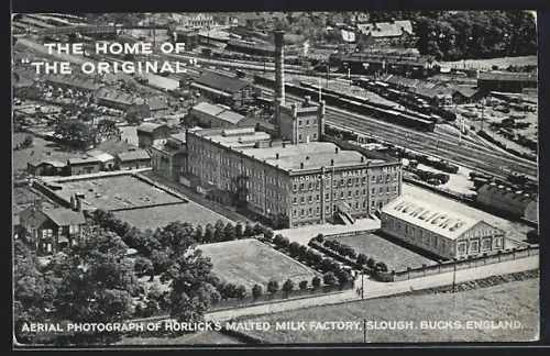 AK Slough, Horlick`s Malted Milk Factory, Fliegeraufnahme
