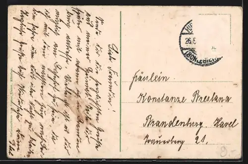 AK Hirschberg i. Schl., Das Vereinshaus in der Schmiedebergerstrasse