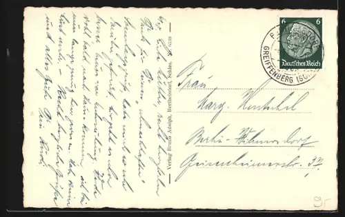 AK Berthelsdorf /Riesengebirge, Das Sanatorium mit Anlage