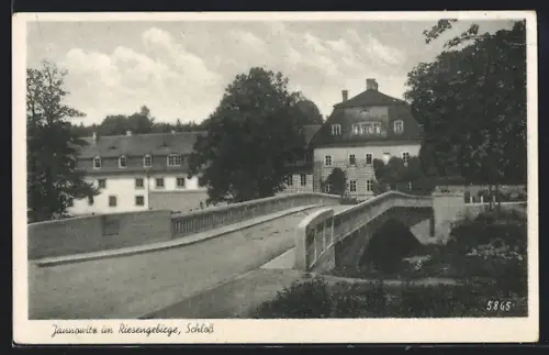 AK Jannowitz, Blick auf das Schloss