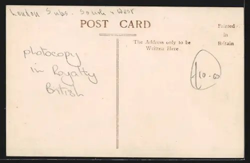 AK London, The King and Queen in Woolwich arsenal