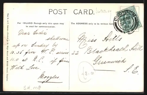 AK London, Queen Victoria Memorial Fountain, Purley