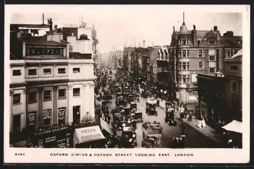 AK London, Oxford Circus and Oxford Street looking East