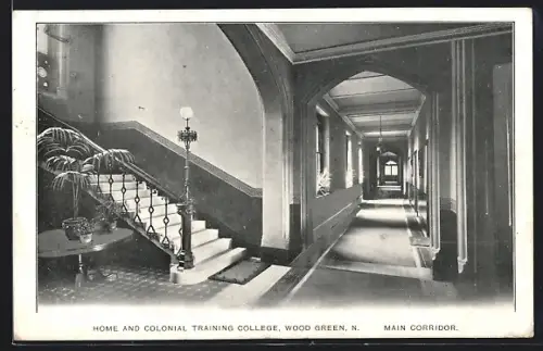 AK Wood Green, Home and Coloial Training College, Main Corridor
