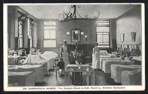 AK Stepney, Dr. Barnardo`s Homes, The Gordon Ward in H.M. Hospital