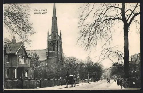 AK London, St. Paul`s Herne Hill