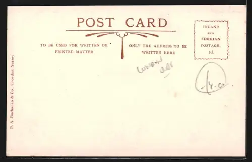 AK Ashford, Welsh Girls School, Class Room arranged for Drawing Examination