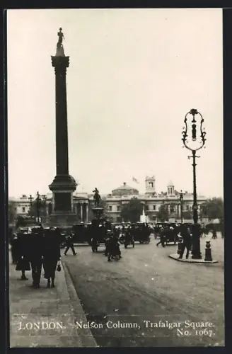 AK London, Nelson Column, Trafalgar Square