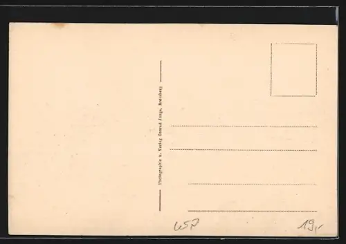 AK Dt.-Eylau, Partie in der Kaiserstrasse