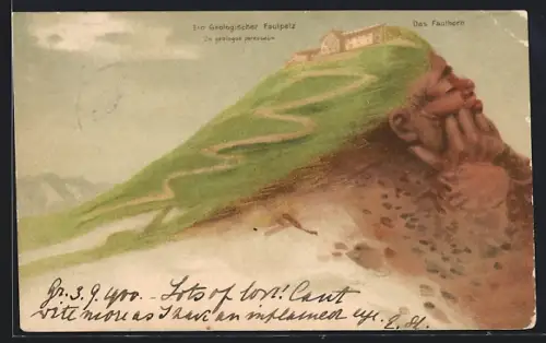 AK Killinger Nr. 103, Berg mit Gesicht, Berggesichter