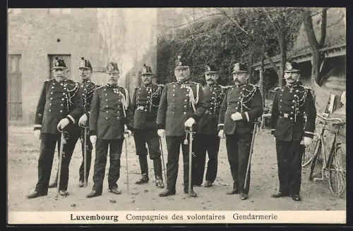AK Luxembourg, Compagnies des volontaires, Gendarmerie