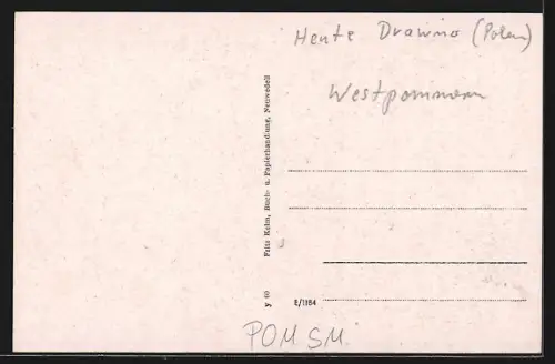 AK Neuwedell, Neue Strasse am Markt mit Geschäft von Hermann Leibrandt