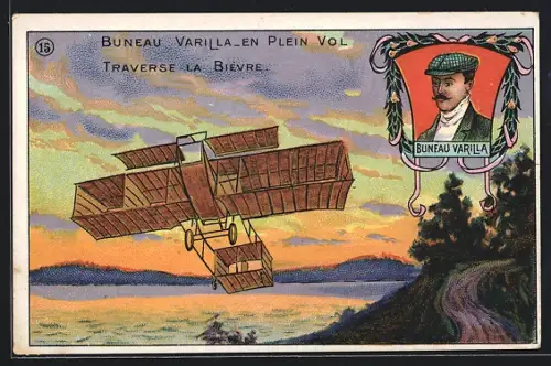 AK Buneau Varilla en Plein Vol Traverse la Bièvre, Flugzeug