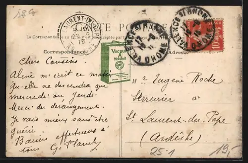 AK Coupe de Régularité 1906, Dumont, sur une Bayart A. Clement