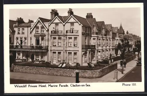 AK Clacton-on-Sea, Westcliff Private Hotel, Marine Parade