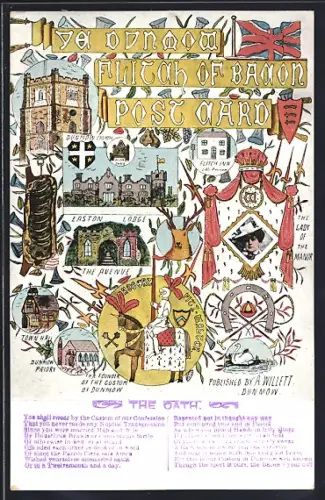 AK Dunmow, Flitch Inn, Dunmow Church, Easton Lodge, The Founder of the Custom of Dunmow