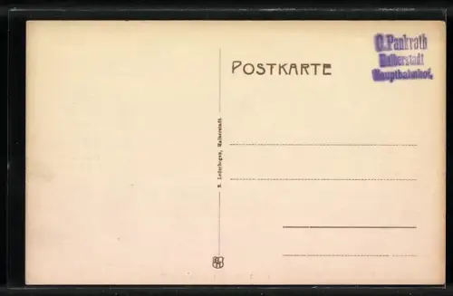 AK Halberstadt, Partie am Holzmarkt, Credit-Verein