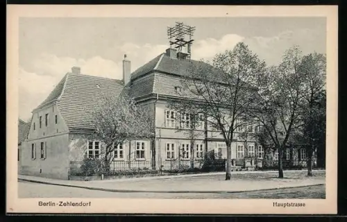 AK Berlin-Zehlendorf, Villa Baath, Hauptstrasse 35
