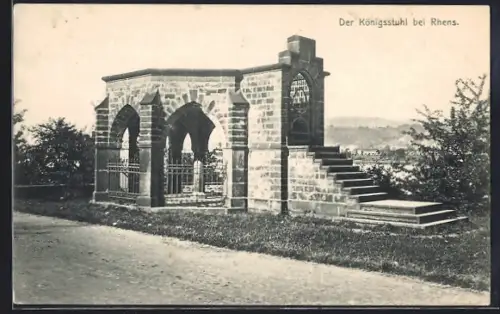 AK Rhens, Gesamtansicht vom Königsstuhl