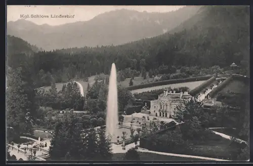 AK Ettal, Kgl. Schloss Linderhof