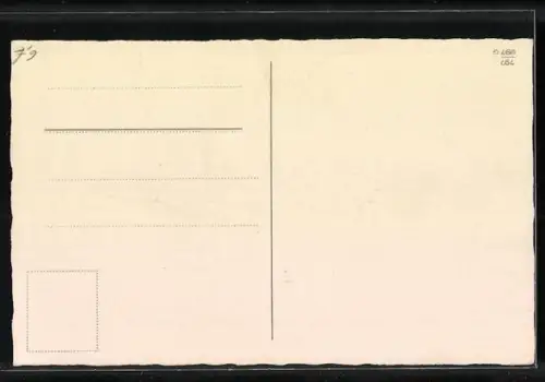 Künstler-AK Kind in Matrosenkleidung auf dem Weg zur Schule