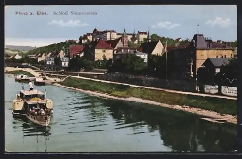 AK Pirna a. Elbe, Schloss Sonnenstein