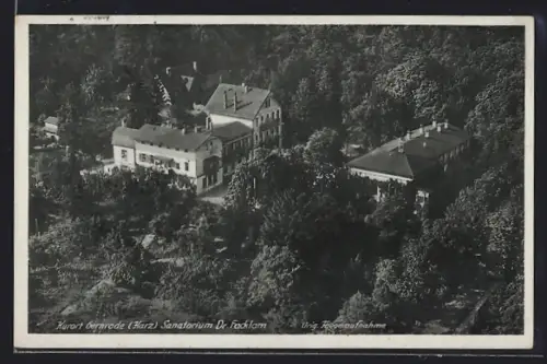 AK Gernrode /Harz, Sanatorium Dr. Facklam