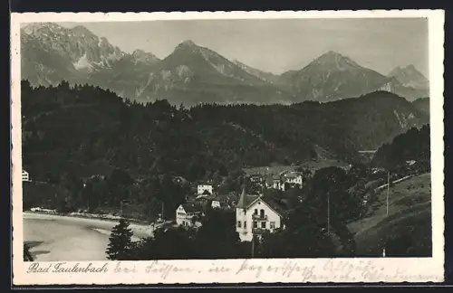 AK Bad Faulenbach, Totalansicht mit Bergpanorama