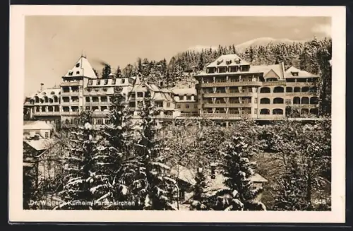 AK Partenkirchen, Dr. Wiggers Kurheim im Winter