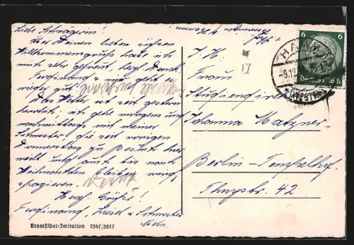 AK Hamm i. W., Partie im Südring, Teich, Parkansicht