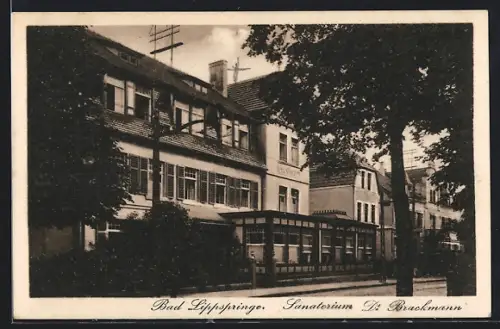 AK Bad Lippspringe, Sanatorium Dr. Brackmann