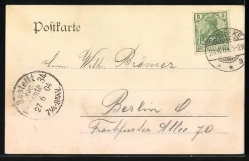 AK Schierke i. H., Winterliche Ortsansicht mit verschneiten Häusern und Kirche