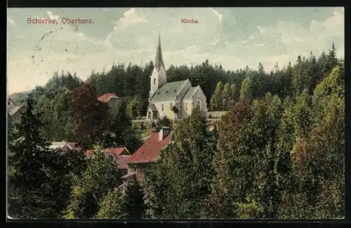 AK Schierke /Oberharz, Kirche
