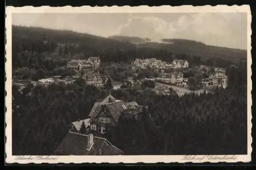 AK Schierke /Oberharz, Blick auf Unterschierke