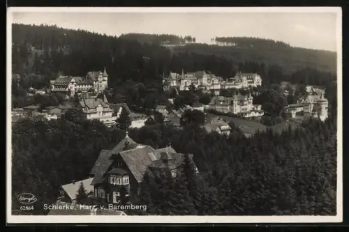AK Schierke /Harz, Blick vom Baremberg
