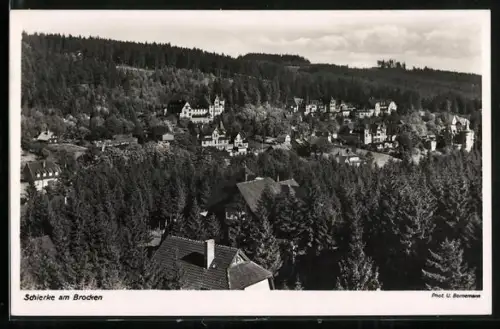 AK Schierke am Brocken, Ortsansicht