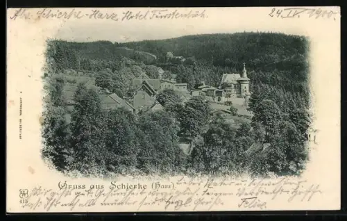 AK Schierke /Harz, Ortsansicht
